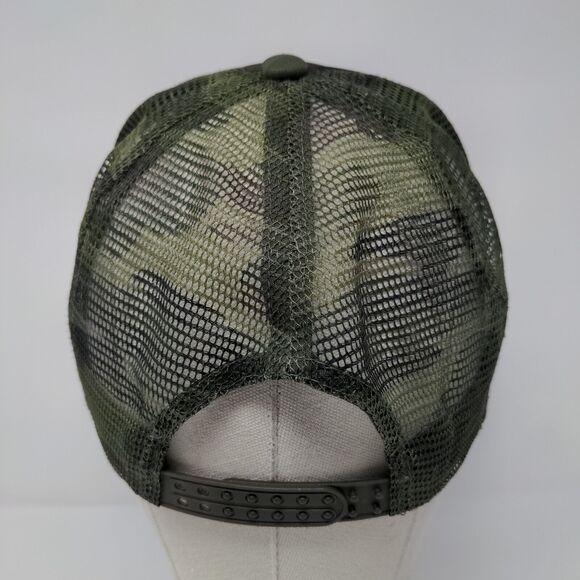 D'lights Posse Snapback Rope Trucker Hat Camo OSFA Mesh Back Cobra - Picture 5 of 8